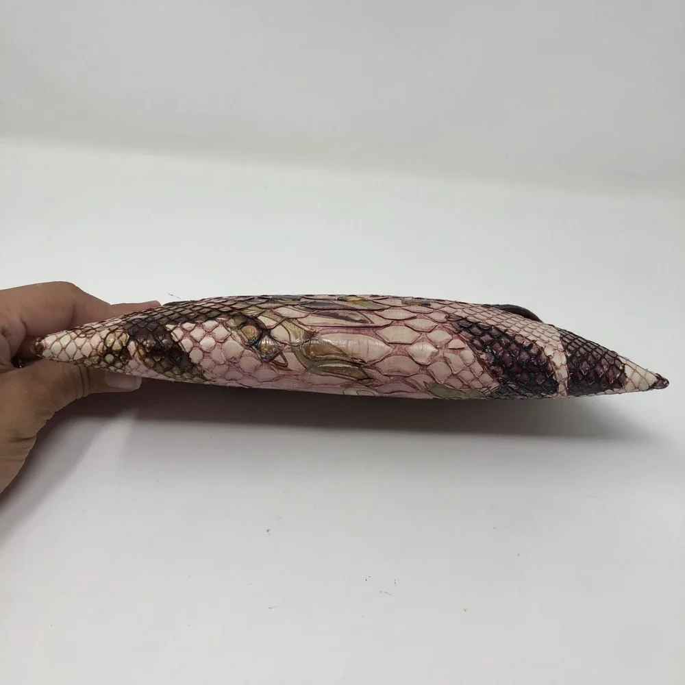 VBH Manila Envelope Clutch‎ 10/300 Crocodile Leather Luxury Pink Small Foldover